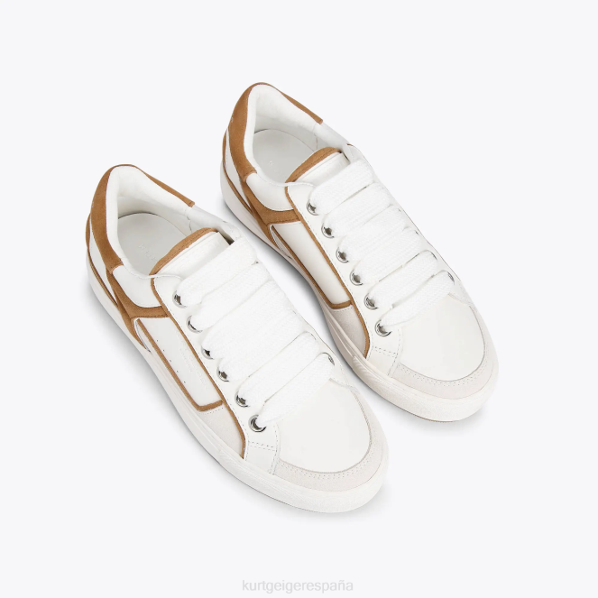 Kurt Geiger hombres banco sur de londres 2LPR591 | calzados blanco otro